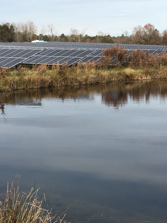 Photovoltaic solar facility